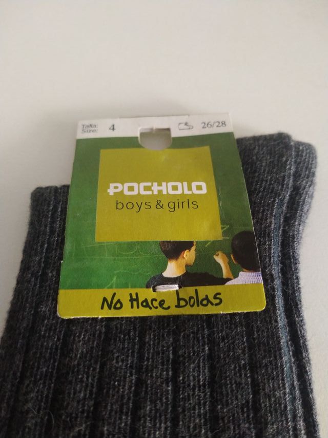 Medias grises para niños/as Talla 4/6