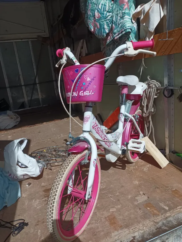 Bicicleta infantil rosa Fashion Girl