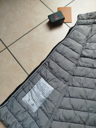 Gilet imbottito grigio 