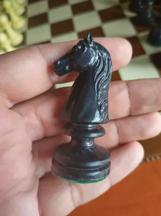 Antiguo juego de ajedrez Staunton