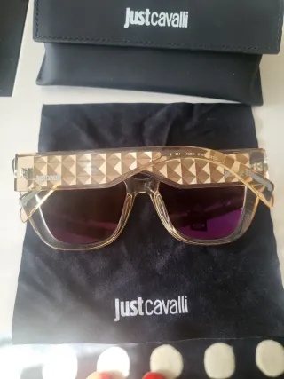 Gafas de sol Just Cavalli marrones y doradas