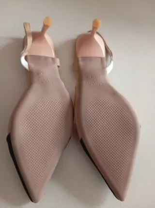 Zapatos Bird Shoes Beige y Negro Talla X