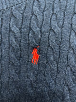 Jersey Polo Ralph Lauren Azul Trenzado