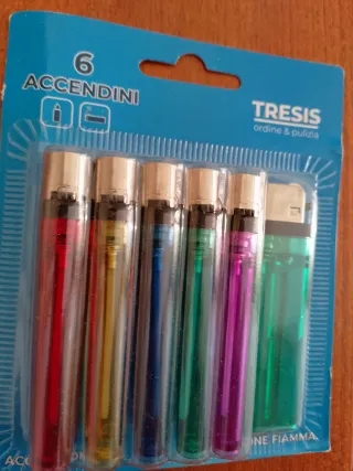Set 6 accendini 
