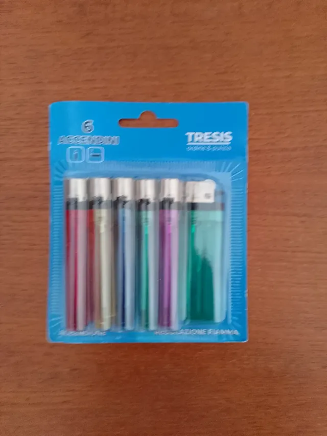 Set 6 accendini 