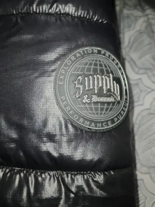 Chaqueta acolchada negra hombre
