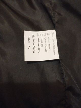 Giacca similpelle marrone taglia XL