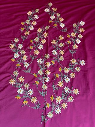 Copriletto Coperta Fiori Rosa