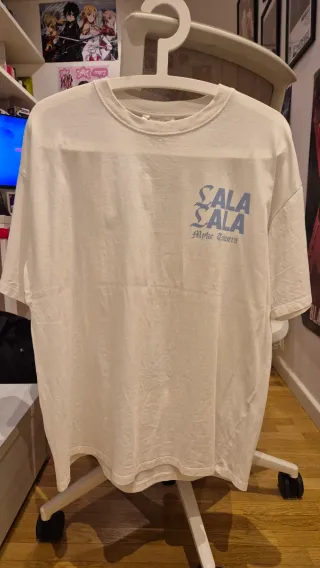 Camiseta Pull&Bear Myke Towers Blanca