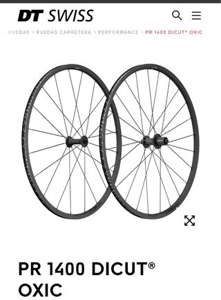 Llantas DT Swiss PR1400 Dicut 32mm 11v