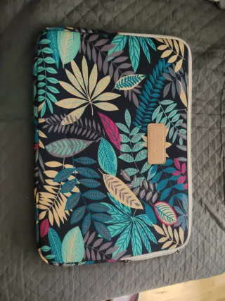 Funda portátil diseño floral