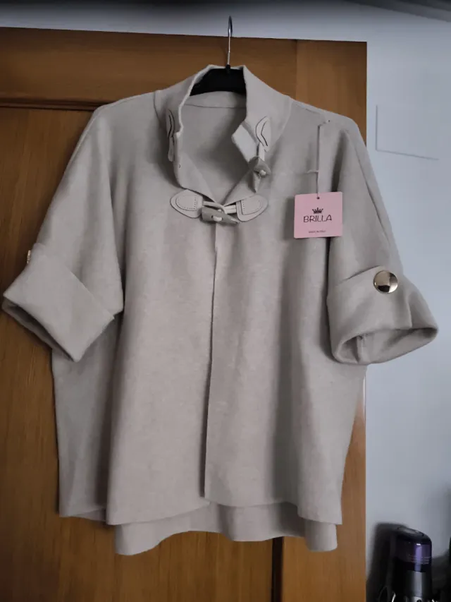 Chaqueta Brilla Beige Talla Única