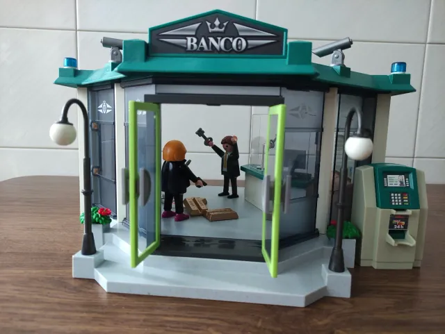 Playmobil Banco y Ladrón