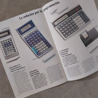 Catálogo Calculadoras Texas Instruments 1983