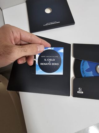 Moneta 5 Euro Argento Serie Canzoni Renato Zero