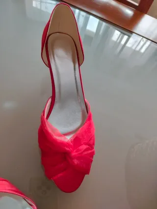Zapatos de fiesta rojos talla 41