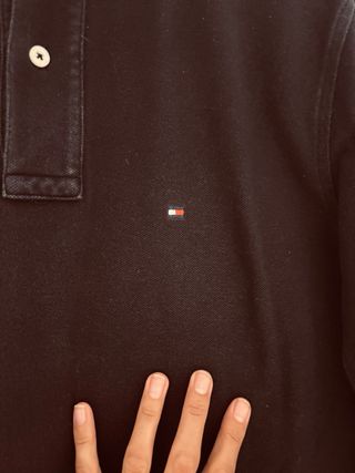Polo Tommy Hilfiger manga larga Talla S