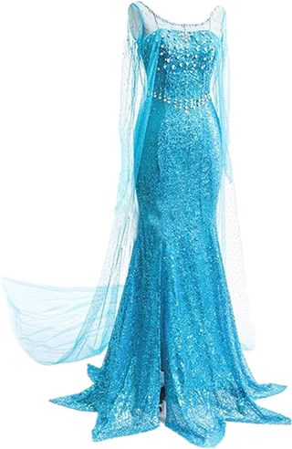 ✨ - Disfraz Adulto Princesa de Cuento Elsa Costume