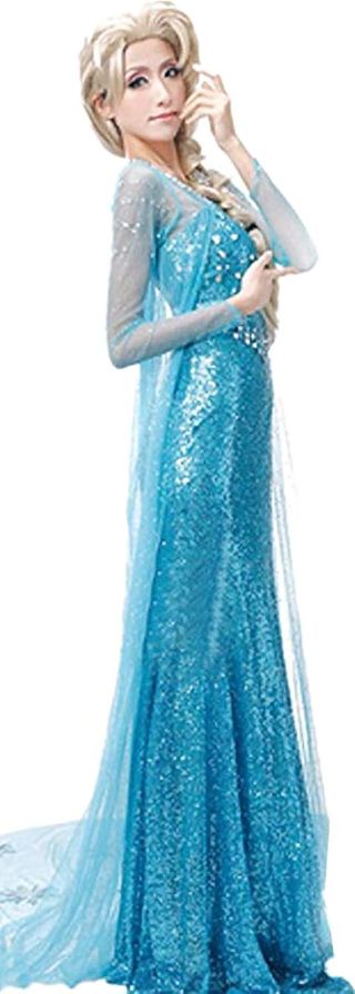 ✨ - Disfraz Adulto Princesa de Cuento Elsa Costume