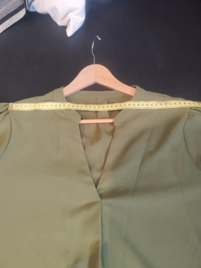 Vestido verde manga larga talla única