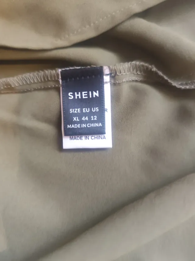 Vestido verde manga larga talla única