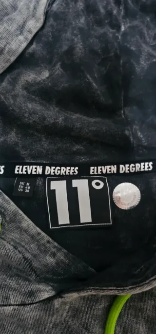Sudadera 11 Degrees Gris con cordones