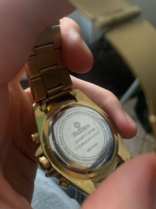 Orologio Biden Uomo Oro Cronografo