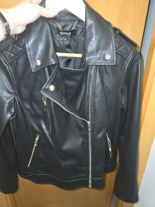 Cazadora Biker Negra MUJER