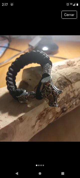 Pulsera Mjolnir de thor nirdico vikingo.