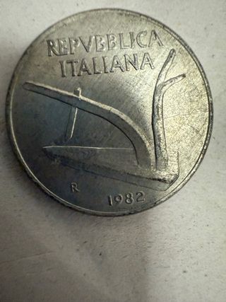 Moneta 10 Lire Repubblica Italiana 1982