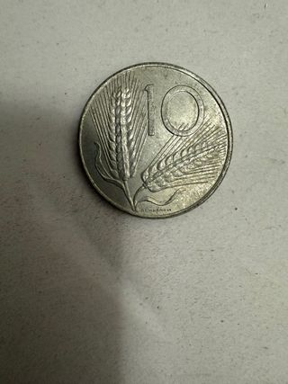 Moneta 10 Lire Repubblica Italiana 1982