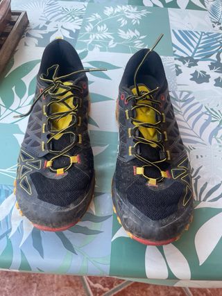 Zapatillas Trail La Sportiva Negras y Amarillas