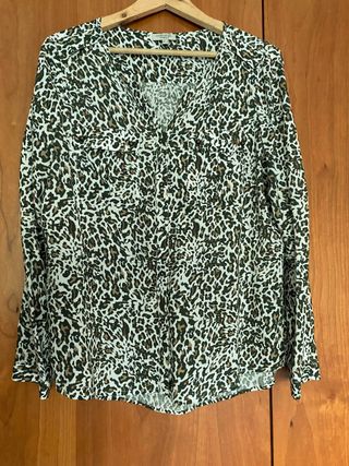 Camisa Cortefiel L Mujer Leopardo Print Animal
