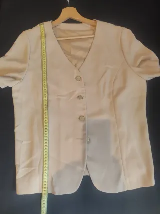 Blusa americana color crudo