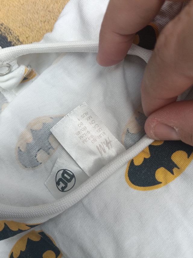 Pelele Batman Talla 80 cm (  9-12 meses )