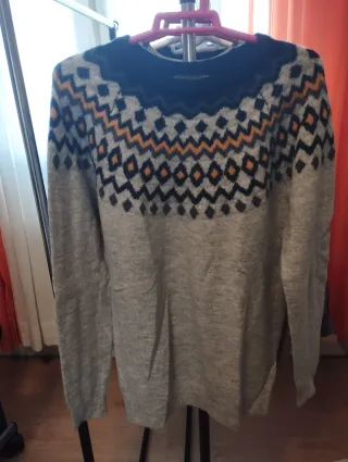 Jersey hombre estampado geométrico