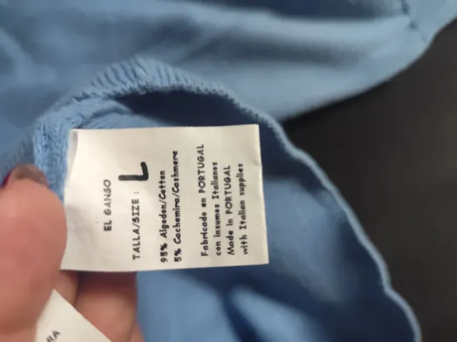 Jersey Polo El ganso Azul T M