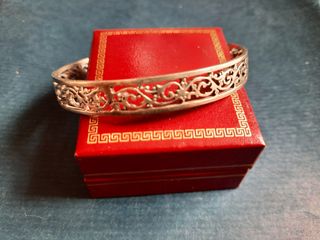 Pulsera de plata egipcia rígida Filigrana