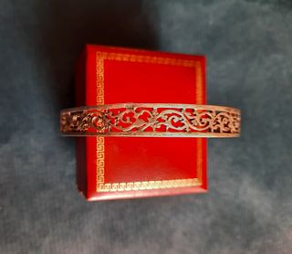 Pulsera de plata egipcia rígida Filigrana