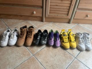 Lote 6 zapatillas deportivas niños