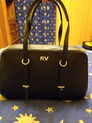 Bolso Piel Negro Roberto Verino