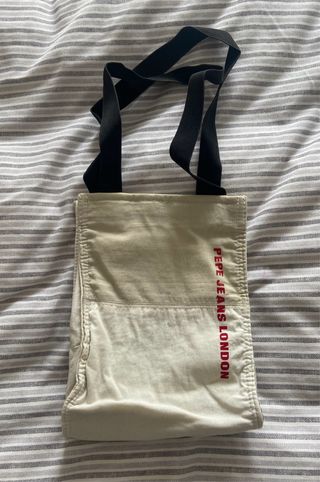 Bolso Pepe Jeans London Beige y Negro