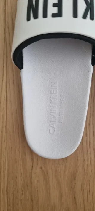 Ciabatte Calvin Klein Uomo Bianche