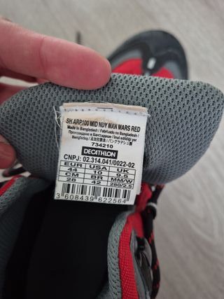 Botas Trekking Quechua Talla 44