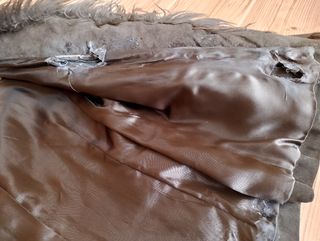 Lote 2 chaquetas mujer: negra y marrón con defecto