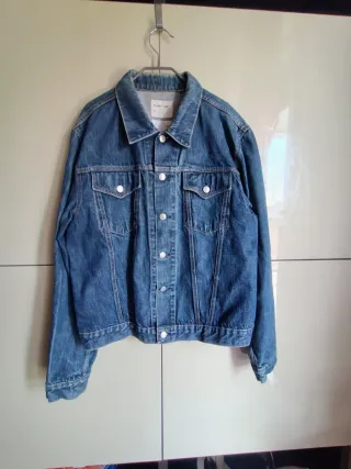Helmut Lang Giacca di jeans blu