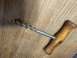 Cavatappi antico in legno