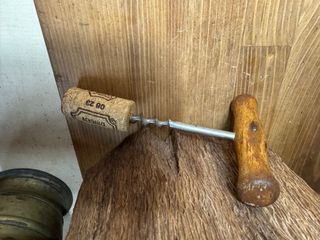 Cavatappi antico in legno