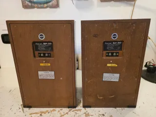 Coppia altoparlanti hifi Sansui SP30 vintage retro