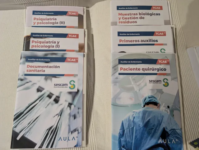 Temario oposición de Castilla La Mancha TCAE